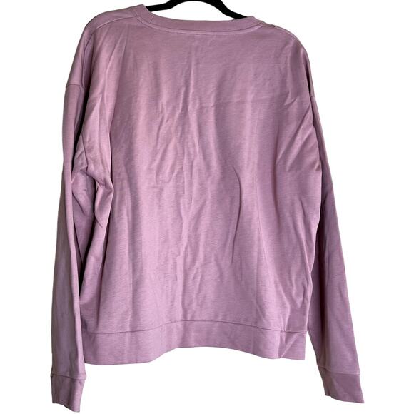 Ted Baker Sweater Women 5 Modal Pink Ruffle Elegant Designer Soft Winter Fall - Picture 3 of 11